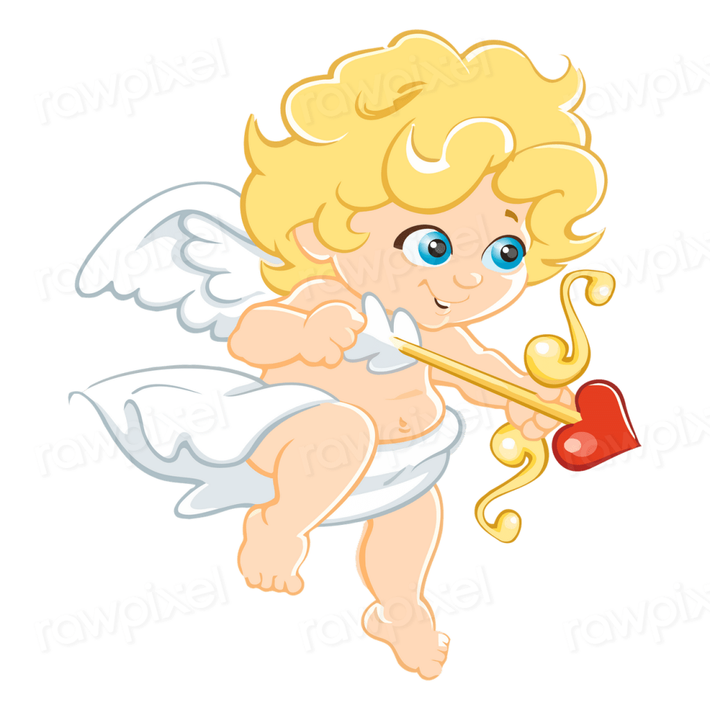 Cupid png sticker, Valentine's day