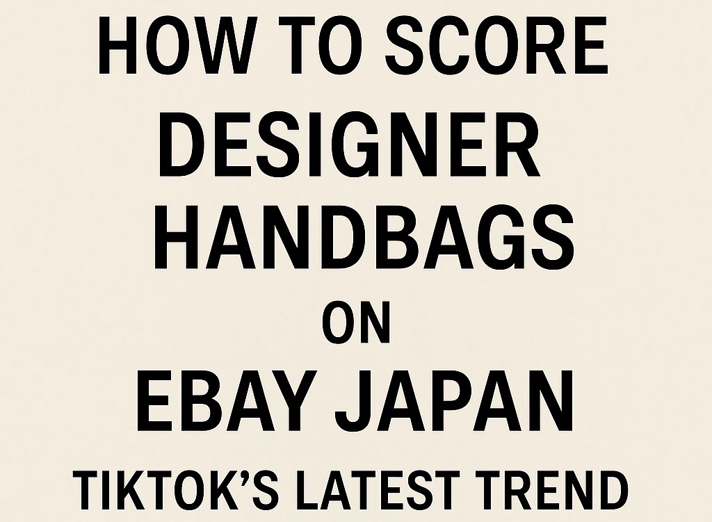 How to Score Designer Handbags on eBay Japan: TikTok’s Secret Source for Luxury Deals 💼