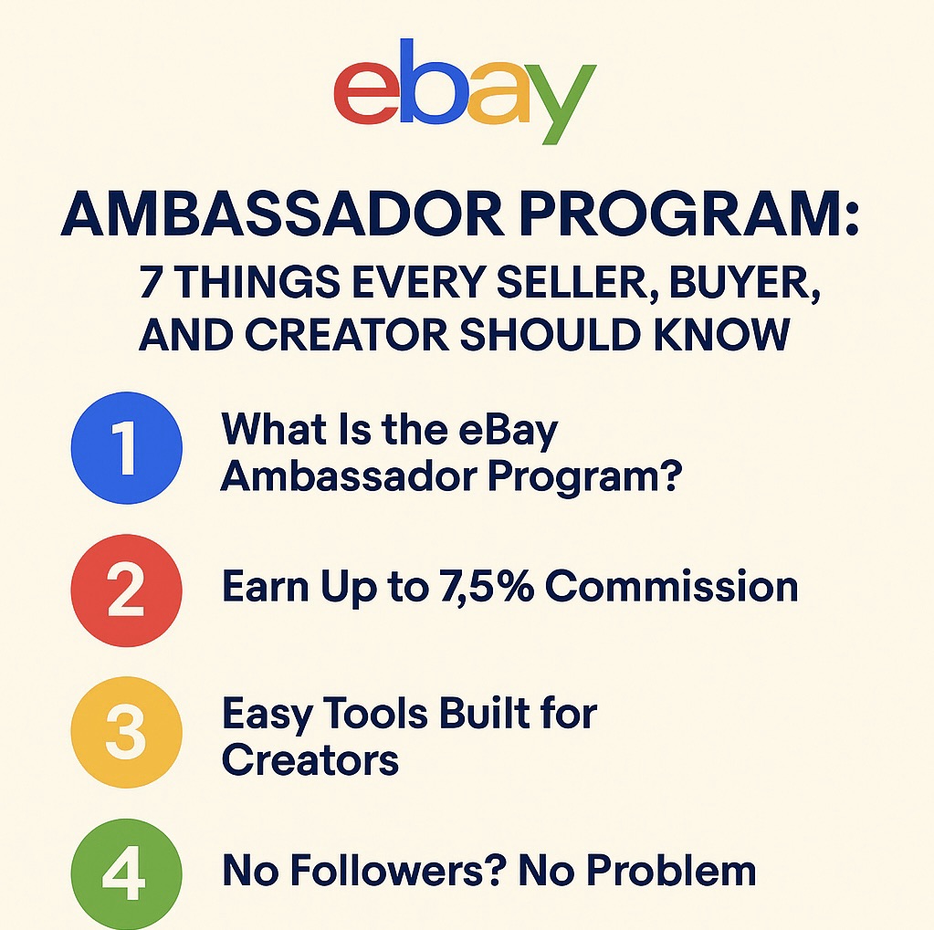 The eBay Ambassador Program: 7 Things Every Seller, Buyer, and Creator Should Know