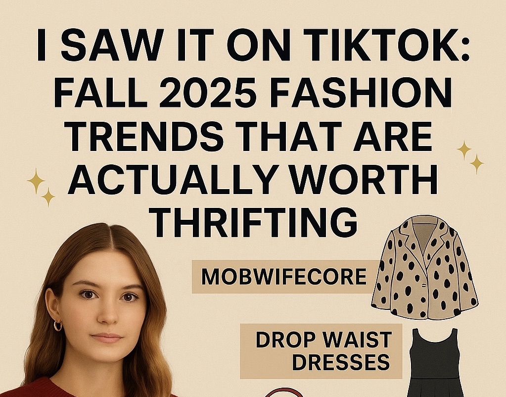 “I Saw It on TikTok”: Fall 2025 Fashion Trends That Are Actually Worth Thrifting