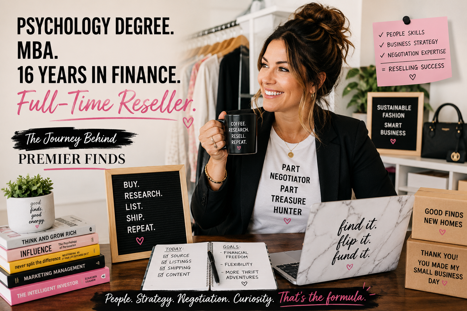 How a Psychology Degree, an MBA, and 16 Years in Finance Led Me to Sell Secondhand Clothes
