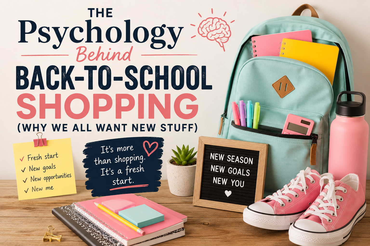 The Psychology Behind Back-to-School Shopping: Why We All Want New Stuff