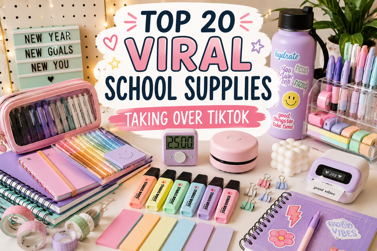 Top 20 Viral School Supplies Taking Over TikTok